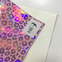 In Stock Retail - Bag Makers Delight - Leopard Glam Holographic (346)