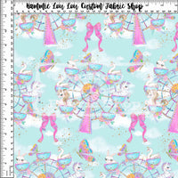 R120 Retail - Whimsical Carousel Wheel of Dreams - Regular Scale - Lt. Blue