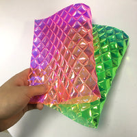 In Stock Retail - Bag Makers Delight - Prismatic Iridescent pvc film (295)
