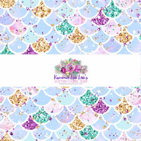 R118 Retail:  Queen of the Sea - Pastel Scales