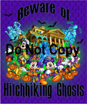 R118 Retail:  - Not So Haunted Halloween - CHARACTER -  Adult Blanket Panel (58W x 72H)