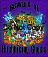 R118 Retail:  - Not So Haunted Halloween - CHARACTER -  Adult Blanket Panel (58W x 72H)