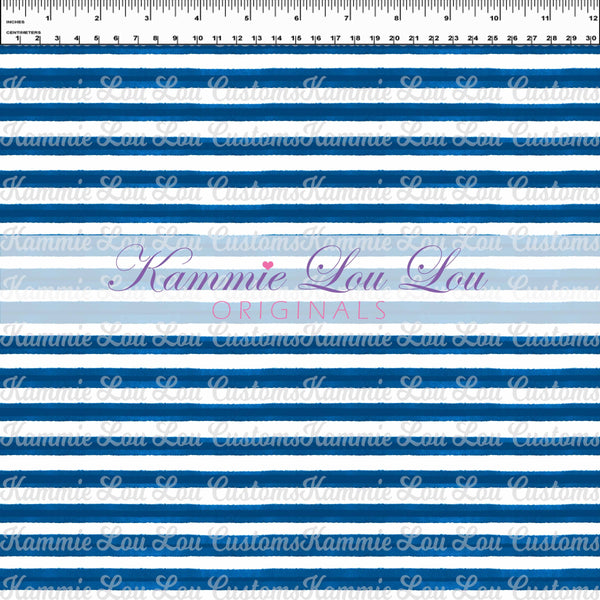 R118 Retail:  Sail the Magic Seas - Blue Stripes