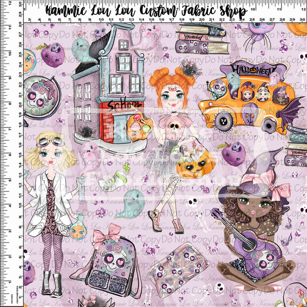R118 Retail:  School of Ghoul - Light Purple Character Toss
