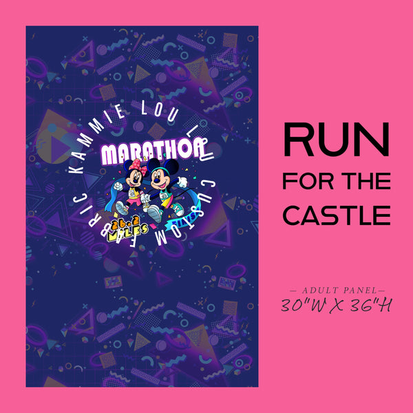 Special Pre-order Run for the Castle - Marathon - Cheers to 30 years - Panel - ADULT - 26.2